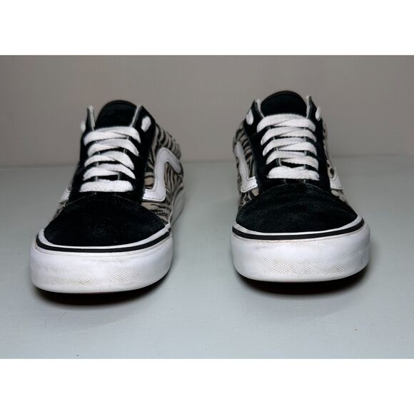 VANS‎ Old Skool Safari Multi, Leopard Zebra, Black and White, Women's 6 - Picture 4 of 11